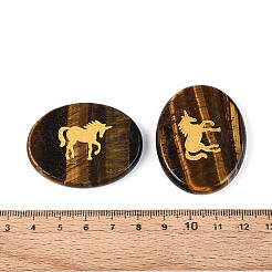 Natürlichen Tigerauge Cabochon&nbsp;G-T143-28E
