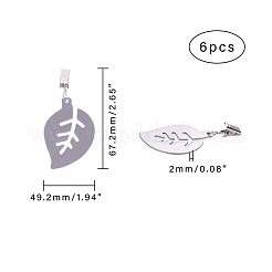 Pendentifs de nappe en acier inoxydable&nbsp;STAS-PH0018-96