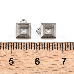 Ciondoli in acciaio inossidabile 304 con strass&nbsp;SA-CBAC865-07E-P