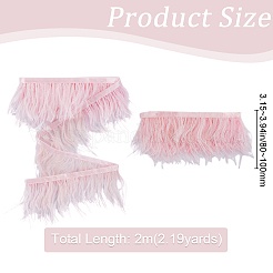 Adorno de plumas de avestruz de moda de 2 m&nbsp;DIY-GF0009-50A
