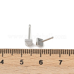 Латунные серьги-гвоздики для женщин&nbsp;EJEW-G441-02P