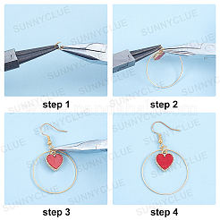 Наборы для изготовления сережек с подвесками своими руками DIY-SC0012-33