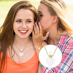 1 collier de flacon de parfum en cristal de quartz naturel&nbsp;NJEW-PH0001-37A-02