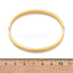 Браслеты из нержавеющей стали 304 со стразами для женщин&nbsp;BJEW-Z092-17G