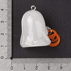 Подвески из светящейся смолы на тему Хэллоуина&nbsp;LS-RESI-S06-01D