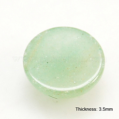 天然石カボション  半円/ドーム  グリーンアベンチュリン  8x3.5mm&nbsp;G-H1596-FR-8mm-10