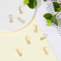 Латунь Leverback серьги&nbsp;EJEW-HS00001