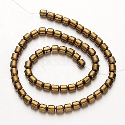 Electroplate non magnetici ematite sintetico fili di perline&nbsp;G-F300-28-03