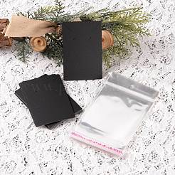 Картонные карты в стиле 200шт 2 и целлофановые пакеты OPP&nbsp;CDIS-LS0001-05C