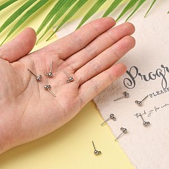 Фурнитура для сережек-гвоздиков из нержавеющей стали марки 304 STAS-E026-3