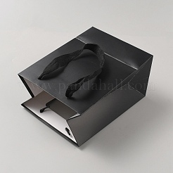 Geschenk-Aufbewahrungsbeutel aus Papier mit Griff&nbsp;CARB-WH0017-10A-04