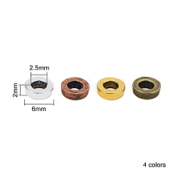 Сплавочные овальные бусины тибетского стиля &nbsp;PALLOY-CJ0001-51-RS