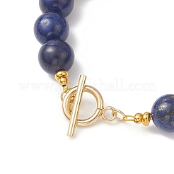 Браслеты из бусин натурального лазурита и синтетического белого говлита для женщин&nbsp;BJEW-JB13150-02