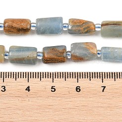 Natürliche blaue Calcit Perlen Stränge&nbsp;G-F836-B01-01