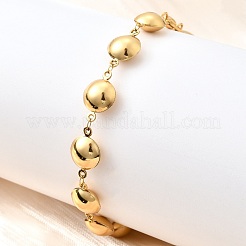 Браслеты из нержавеющей стали 304 для женщин BJEW-P354-02B-G