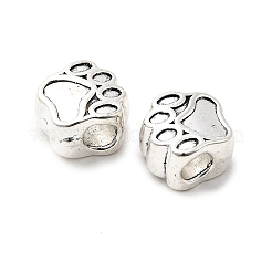 Собака Прайнтс тибетский стиль сеттинги сплава европейского шарика эмали TIBEP-S293-067AS-LF