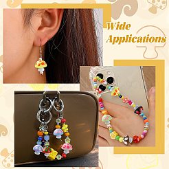 40 個 2 スタイル不透明なアクリル ビーズ  混合色  混合図形  16~25x12~25mm  穴：3mm  20個/スタイル&nbsp;MACR-CJ0002-49