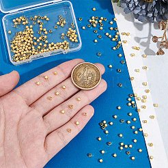 300 шт. латунные разделительные бусины&nbsp;FIND-UN0015-46G