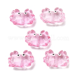 Прозрачные стеклянные эмалевые бусины LAMP-V001-08