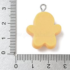 Подвески из непрозрачной смолы на рождественскую тематику RESI-I344-02P-02