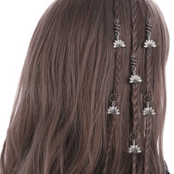 6 шт. бусины для дредов из сплава PW-WG672F4-01