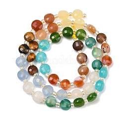 Натуральный агат (окрашенный и подвергнутый термической обработке)&nbsp;G-Z135-B05