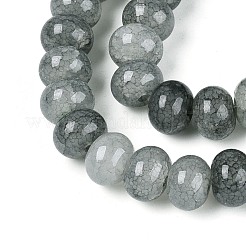 Выпечки нарисованные потрескивание стеклянные бусины пряди&nbsp;DGLA-N020-01A-07