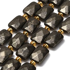 Stränge aus natürlichen Goldpyritperlen&nbsp;G-F833-D01-01