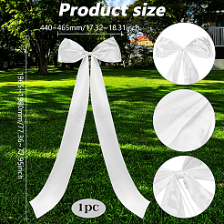 Украшение бантом из полиэстера&nbsp;AJEW-WH0695-228B