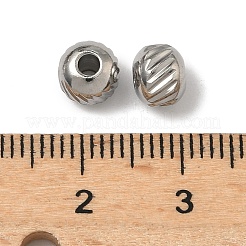 Perline in acciaio inossidabile 304 anti-ossidazione&nbsp;LS-STAS-G133-10P