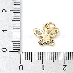 Латунные микро проложить кубического циркония подвески&nbsp;ZIRC-I356-30G