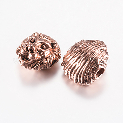 Сплавочные овальные бусины тибетского стиля &nbsp;PALLOY-F200-13ARG