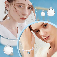 Impostazioni cabochon con pendente in ottone da 24 pz 3 stili&nbsp;KK-BBC0028-71