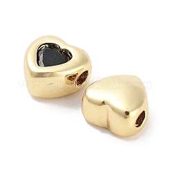 Латунные микро проложить кубического циркония бусы&nbsp;KK-C051-26G-02