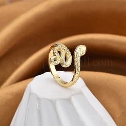 Кольца-манжеты для женщин из латуни с покрытием стойки RJEW-M028-36G