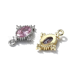 Подвески латунные горный хрусталь KK-D003-01