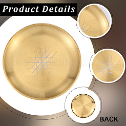 Подставка для свечей из нержавеющей стали&nbsp;AJEW-WH20019-90A