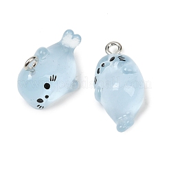 Прозрачные смоляные подвески&nbsp;RESI-H043-03P