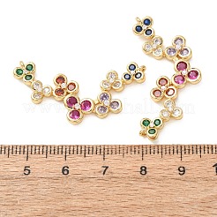 Latón micro pavimenta los colgantes coloridos de la circona cúbica&nbsp;KK-A304-11G