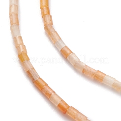 Chapelets de perles en jade topaze naturelle&nbsp;G-H255-15