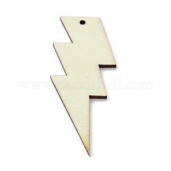 Grands pendentifs en bois imprimé simple face&nbsp;WOOD-L021-A02