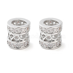 Латунные микропаве из прозрачного кубического циркония KK-U028-21P