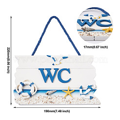 2шт 2 стильных подвесных пластины из МДФ в средиземноморском стиле&nbsp;HJEW-CF0001-09