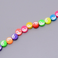 Бусины из полимерной глины ручной работы CLAY-TAC0002-03B