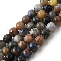 Природный содалит бисер нитей&nbsp;G-F591-13A