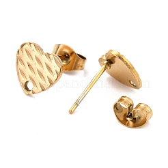 Ионное покрытие (ip) 304 нержавеющая сталь гвоздики фурнитура для сережек&nbsp;STAS-I183-04A-G