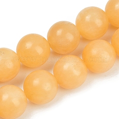 Природный Топаз нефрита бисер нитей G-F792-C05-04