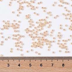 TOHOラウンドシードビーズ  日本製シードビーズ  （[12]kゴールドの裏地付きオパール  751)  24mm  穴：11/0mm  約2.2個/ポンド&nbsp;SEED-TR11-0751