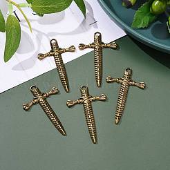 Тибетский стиль металла кинжал подвески&nbsp;LS-MLF1306Y