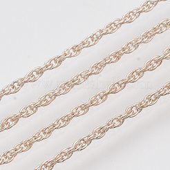 Паяные латунные покрытые железные веревочные цепи&nbsp;CH-T002-04RG